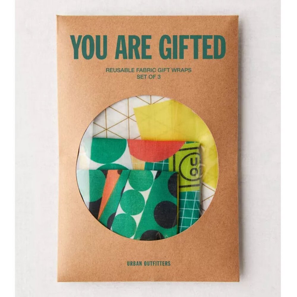 UO Community Cares + Big Brothers Big Sisters Reusable Holiday Gift Wrap Set